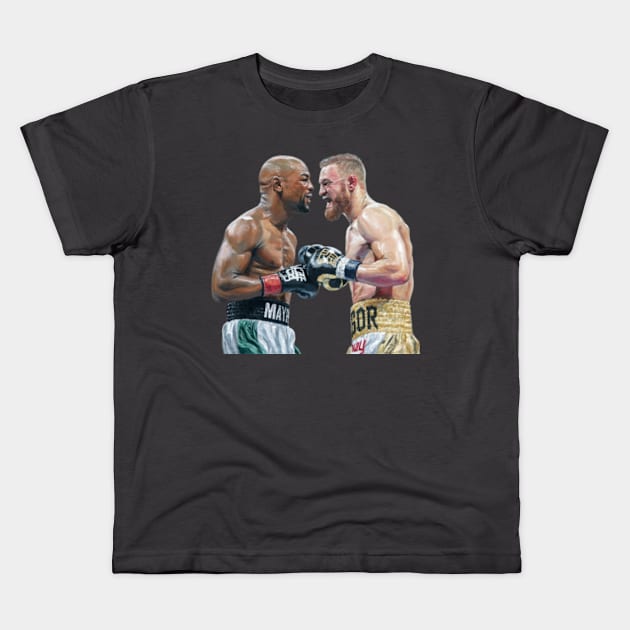 Mayweather vs mcgregor Kids T-Shirt by TshirtMA